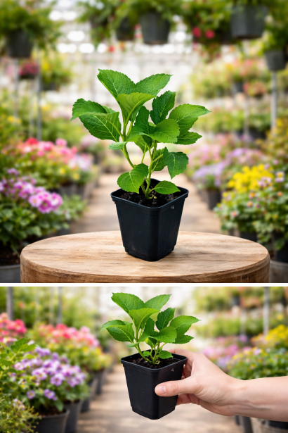 Гортензія широколиста Шлосс Вакербарт купити п9, 0,5л, р9